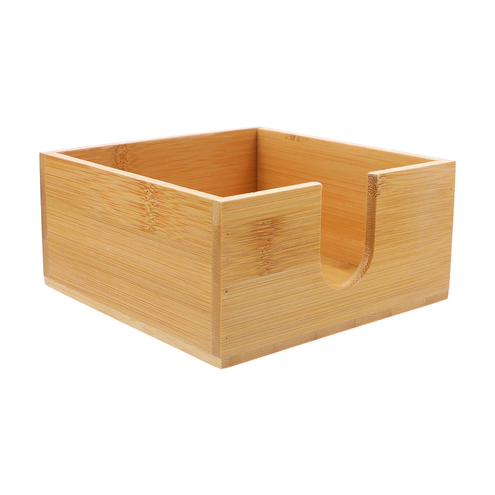 

Bamboo Tissue Box Square Case Lightweight Decorative Kitchen Bedroom Living Room Modern Shape Simple Storage Solution