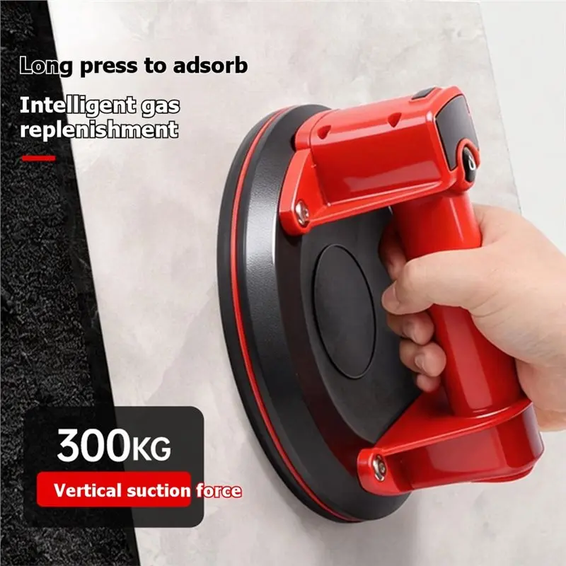 A74E-Glass Electric Suction Cups Heavy Duty Tile Suction Cup With 4000Mah Batteries LCD Display 440 LBS/200 KG Load Auto Stop