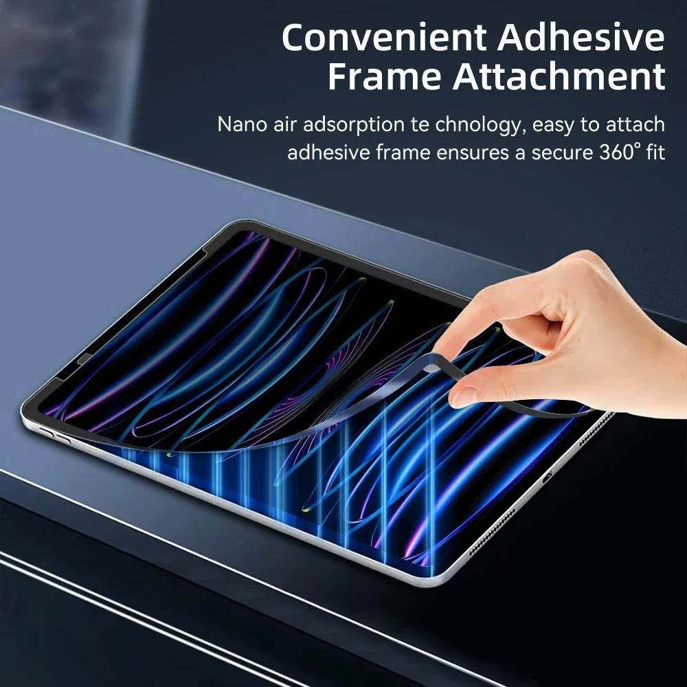 Screen Protector Film For iPad 10.2 7/8/9th Gen Pro 11 12.9 Air 5 10.9 10th Removable Magnetic Attraction Anti Endoscope Film