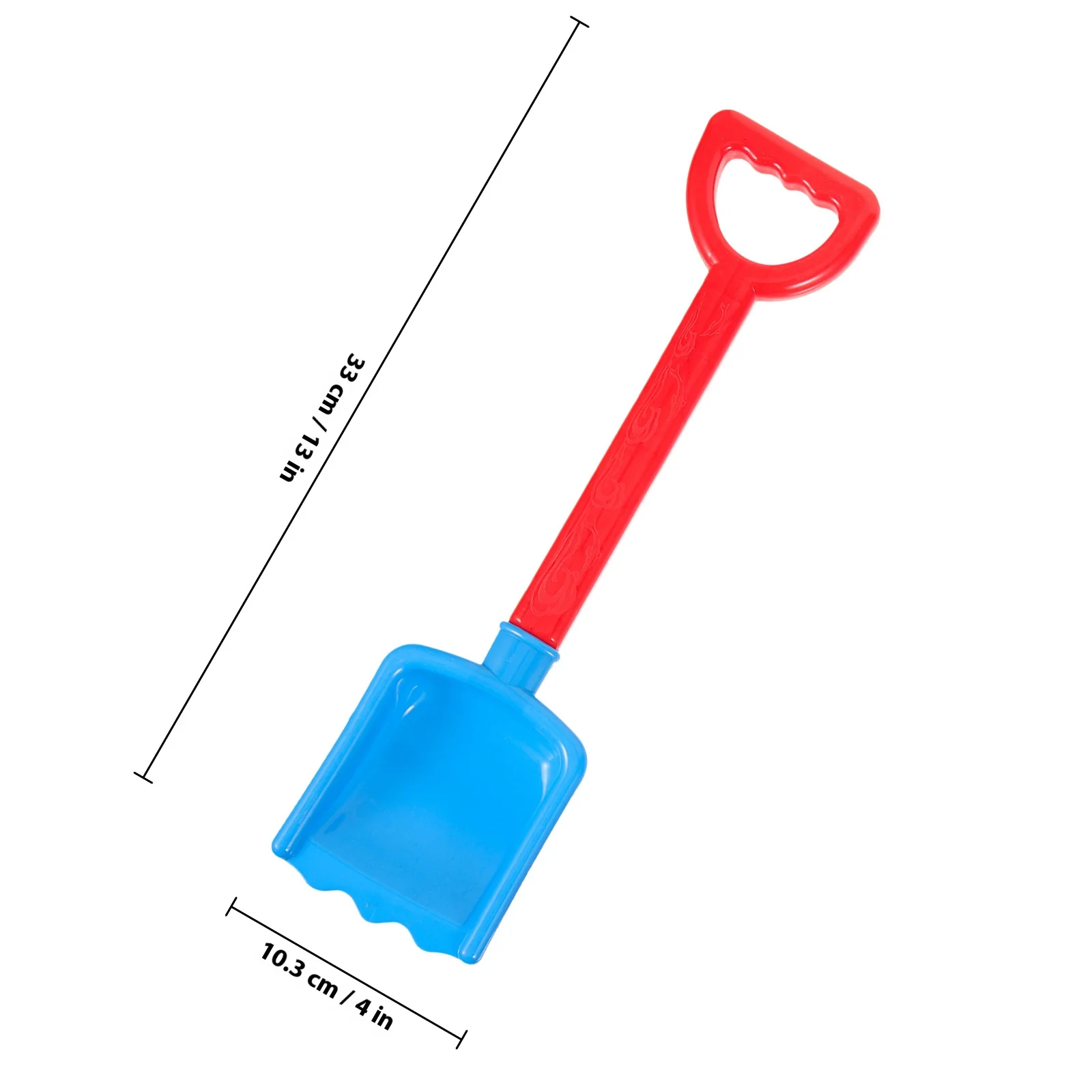 Ensemble de pelles de plage en plastique coloré, 4 pièces, léger, pour enfants, creuser du sable, bac à sable Portable en plein air, jouet amusant d'été