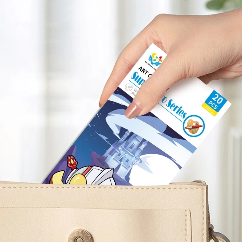 キッズ水彩スケッチブック 水彩塗り絵 水彩画帳 水彩画帳 水彩絵の具セット