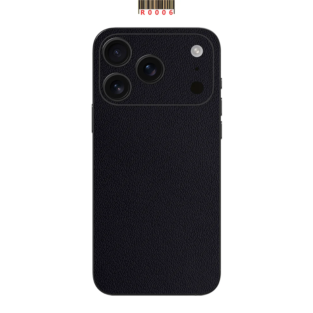 Para Apple iPhone 17 16 15 14 13 Pro Max cubierta trasera de cuerpo completo calcomanía piel cuero película adhesiva protectora trasera