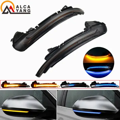 차량용 LED 다이내믹 방향 지시등, 백미러 표시등, 아우디 A6 RS6 S6 C7 C7.5 4G 2012 2013 2014-2018 점멸등