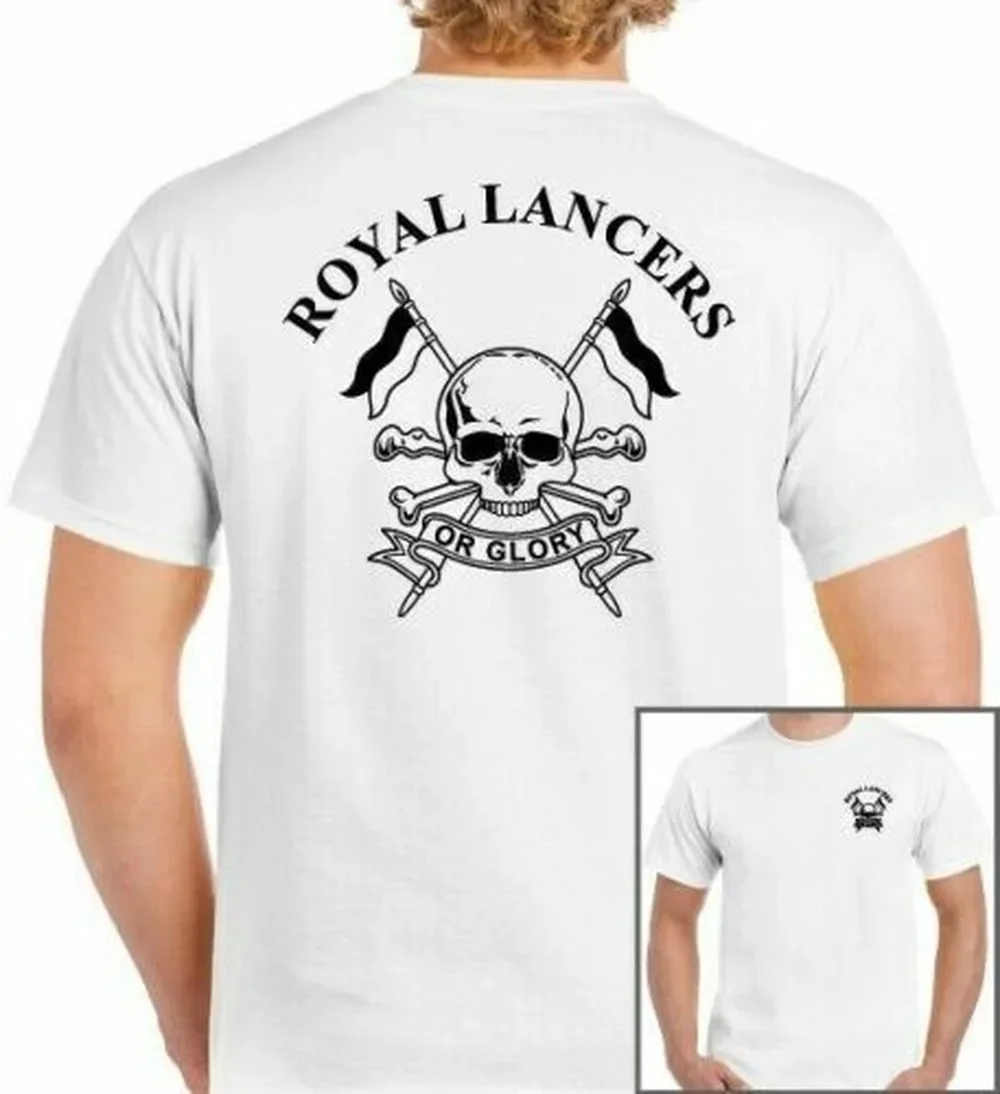 Royal Lancers T-Shirt 100% Cotton O-Neck Summer Short Sleeve Casual Mens T-shirt Size S-3XL