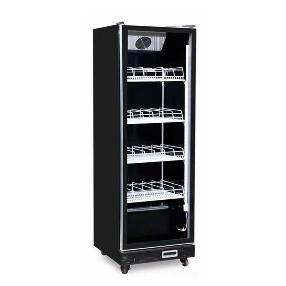 

LED light vertical Bar freezer soft Drinks Refrigerator Showcase