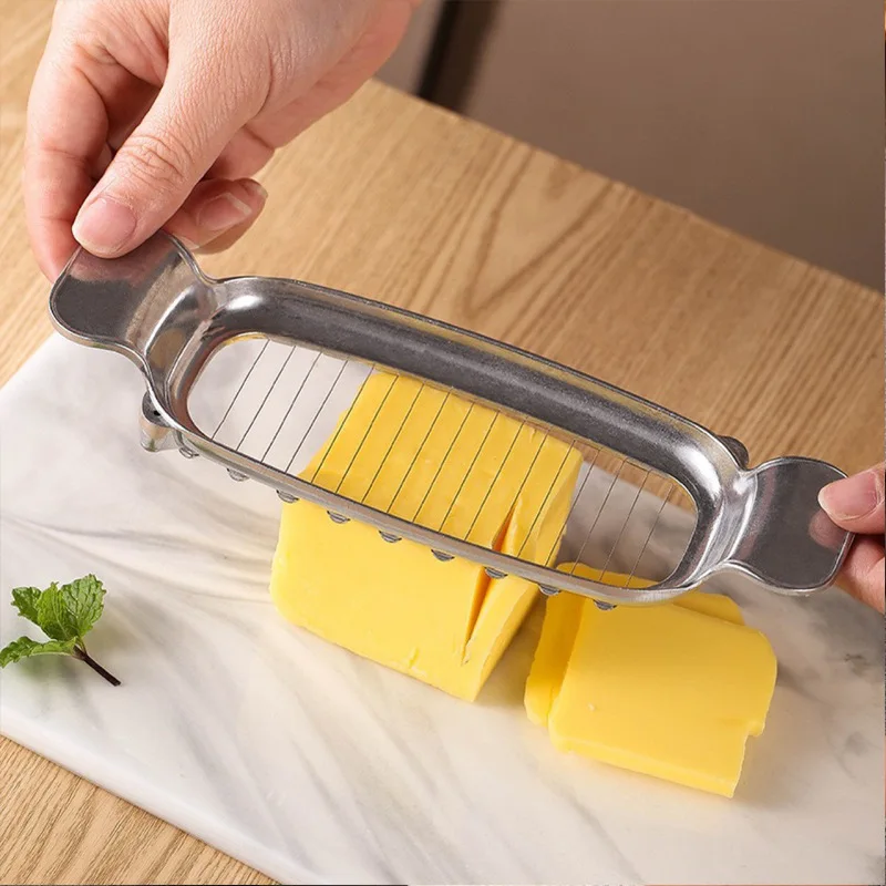 

Clever new stainless steel butter cheese slicer creative kitchen tool cross-border foie gras cheese cutter