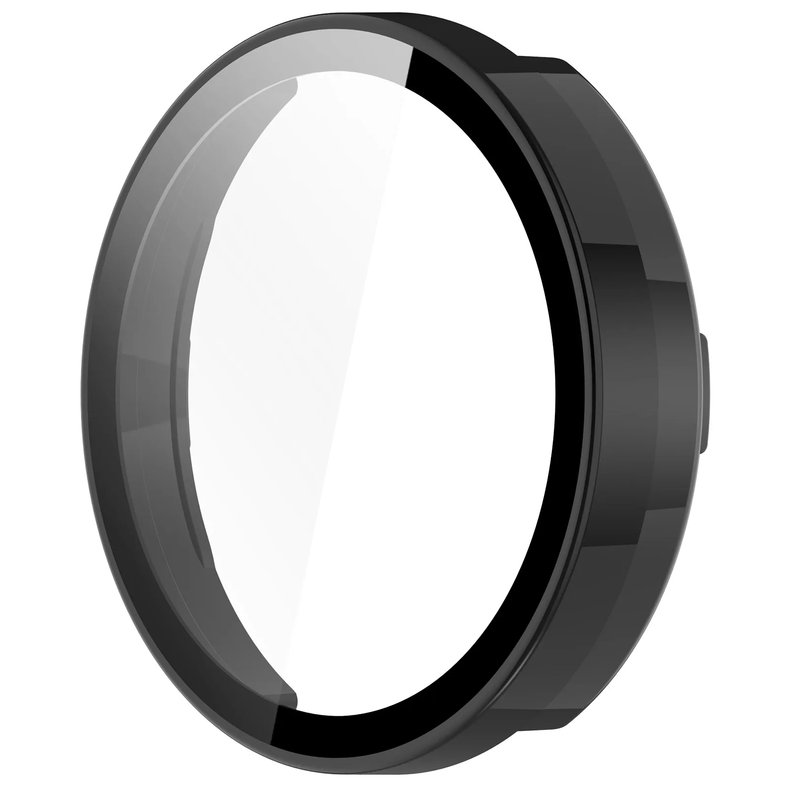 غطاء حماية لساعة Garmin Lily 2 الصلبة مع طبقة شاشة من الزجاج المقسى - أسود #3