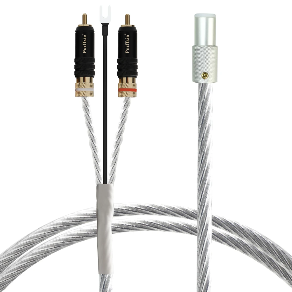 คุณภาพสูง Tonarm 5 Pin DIN & RCA Phono Turntables Analog Cable