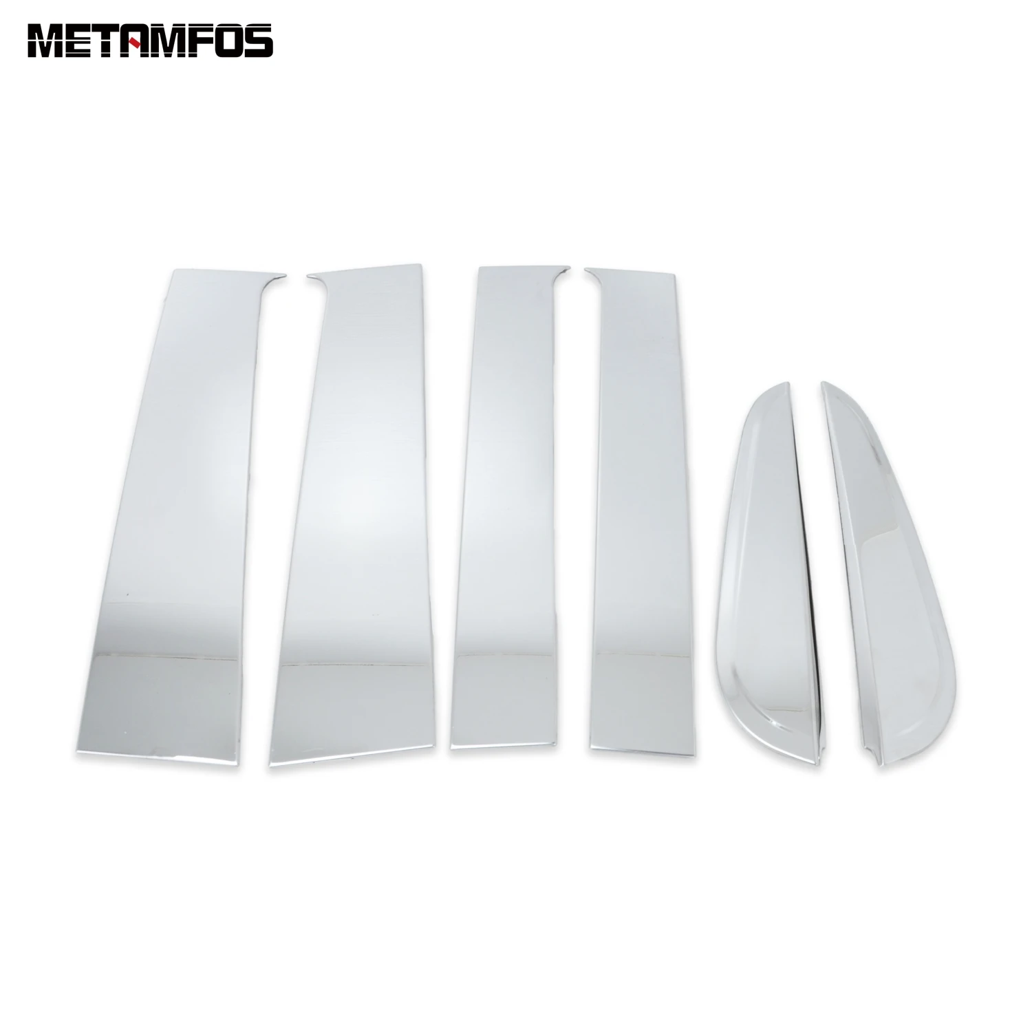 عتبة النافذة نافذة مركز B C غطاء عمود الكسوة لنيسان نافارا NP300 ST 2015-2023 2024 2025 الفولاذ اكسسوارات تصفيف السيارة