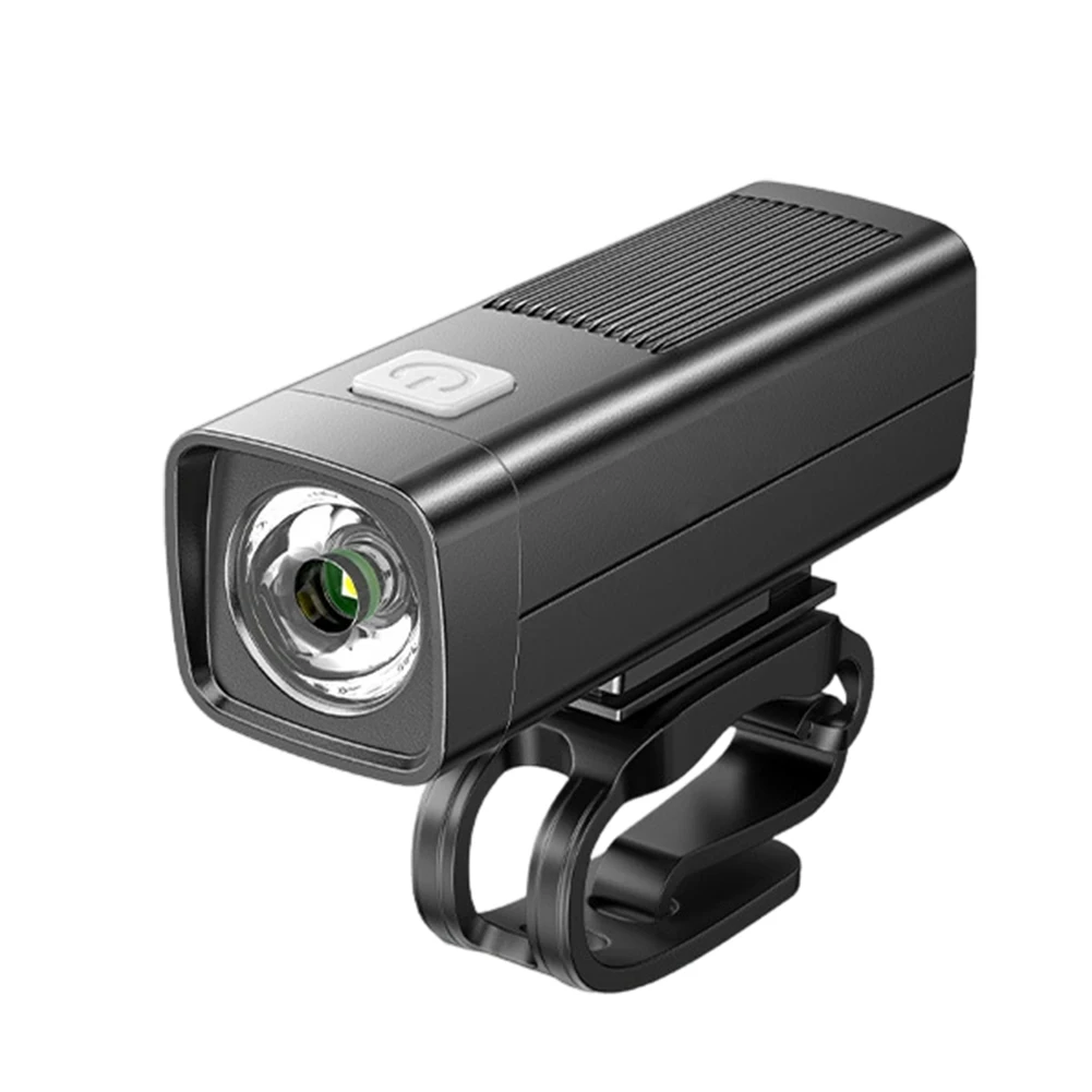 USB-C Rechargeable Bicycle Flashlight for Night Riding Waterproof LED Lamp with Four Modes Including SOS and Tool-Free Mounting