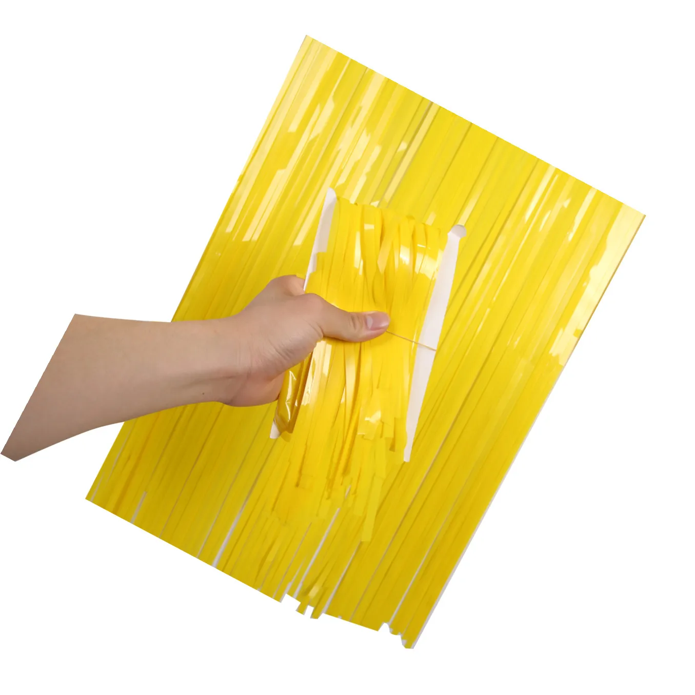 

Macarons Tinsel Curtain Tassel Table Skirt Decor for Party Backdrop Festival Photography Studio Table Skirt Decor Props