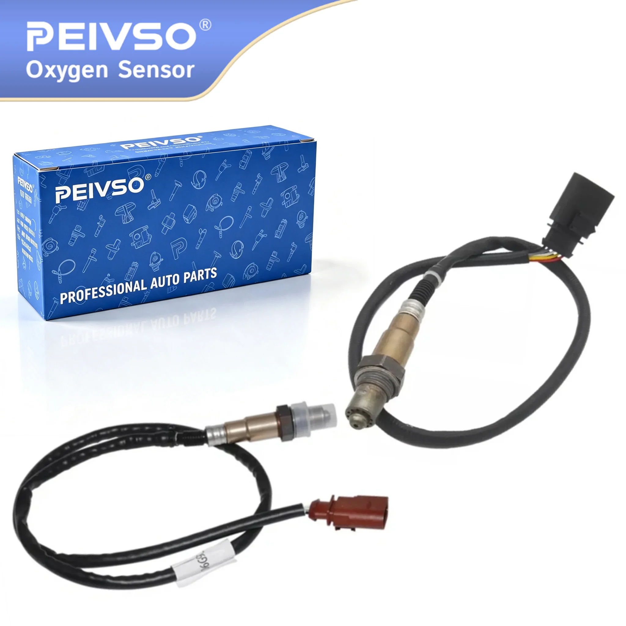 PEIVSO 06G906262C 0258010055 06G906262D 0258006707 Up&Downstream Oxygen Sensor Fits for FAW VW Bora Sagitar Golf Lavida