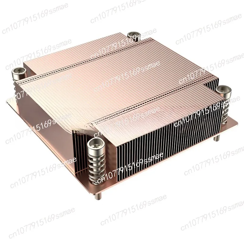 New 1U Active CPU Cooler For Intel LGA1700 78x78MM Hole Spacing 200W TDP