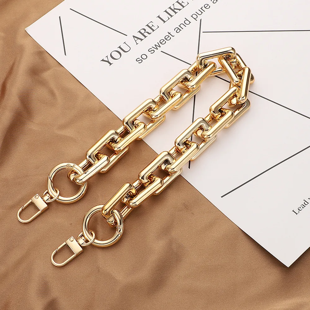 Acrylic Chain 30/40/60/80/100/120cm Length Wallet Decoration Hardware Accessories Embedded Handle Fashion New Bag Acrylic Chain