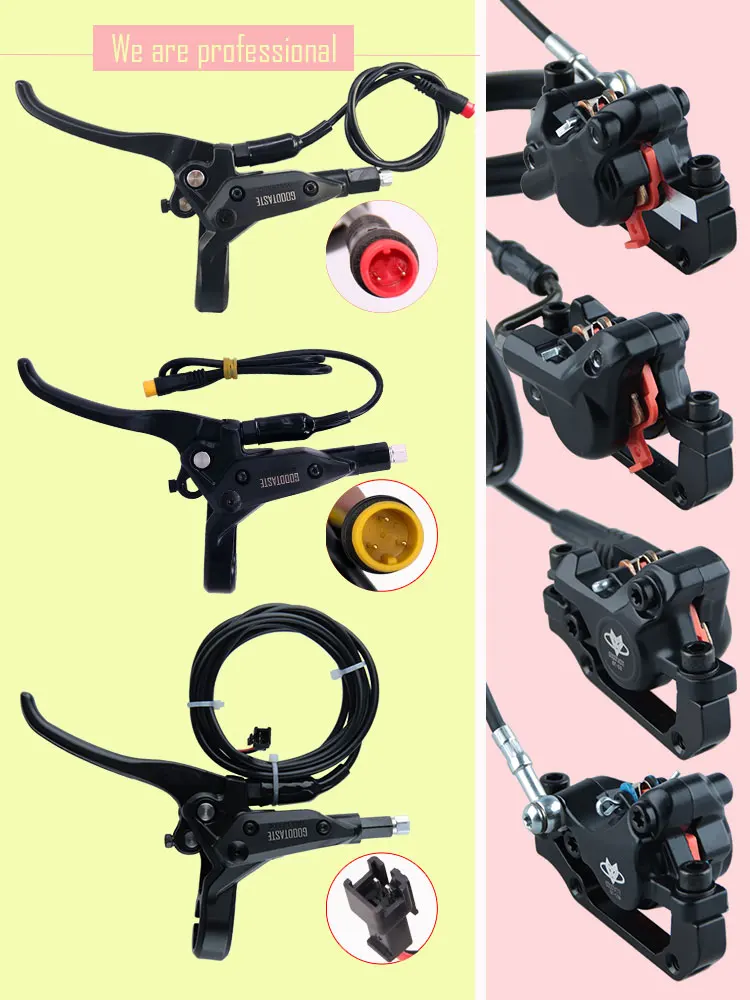 AliExpress nfox GT0307N MTB Electric Tricycle ATV Left Right Rotor Disc Power Off Hydraulic Double Brake Three Links One Through Two Custom Made