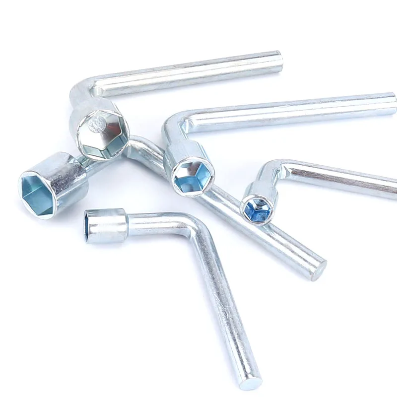 L‑shaped Socket Wrench, 7‑Type / Pipe‑shaped Double‑End Offset Perforated Hex Socket Wrench, Maintenance Repair Tool