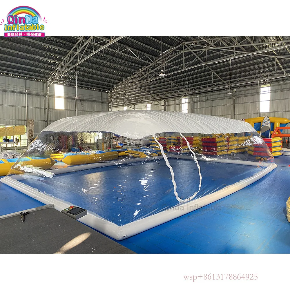 Barraca inflável nova da abóbada da piscina da barraca inflável da cobertura da piscina da forma personalizada para a família