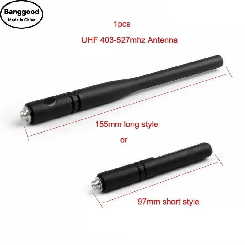 Antena UHF 403-527MHz para Motorola XIR P8260 P8268 P8668i P8608i DP3400 GP328D Dp4401e Dp4801e Xpr7500e Xpr7550e Dgp8550e Radio