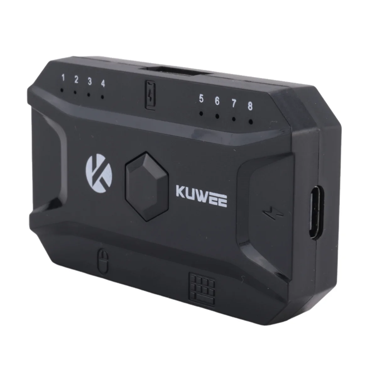 ABNP Hub Bluetooth USB 5.0 Konverter Keyboard & Mouse Berkabel Ke Adaptor Hub Nirkabel Mendukung 8 Perangkat untuk Tablet, Laptop, Ponsel