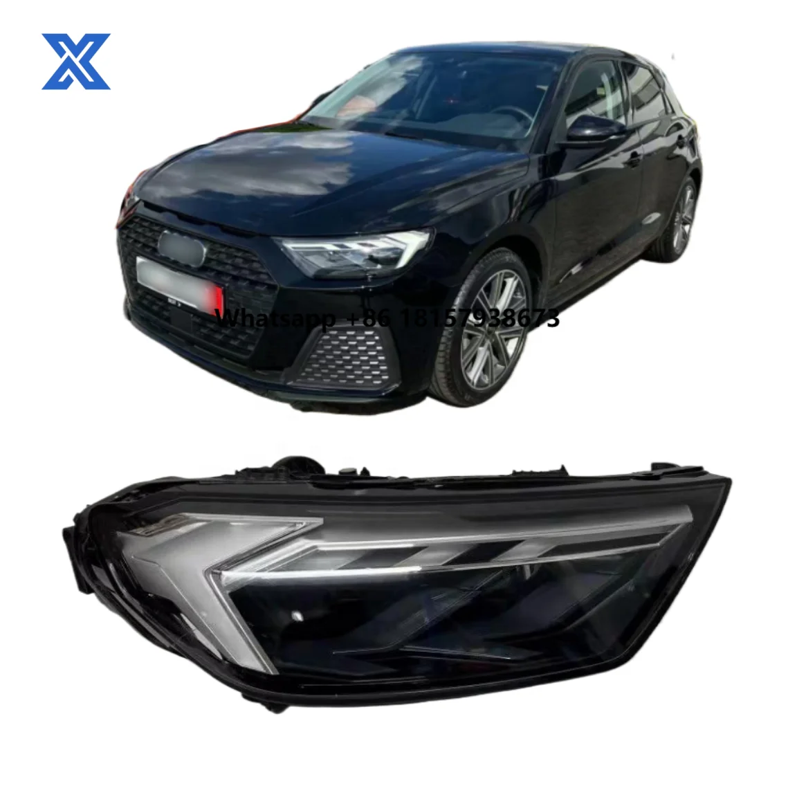 

For 2024 A1 Matrix LED Headlights Assembly - Dynamic Lighting OEM Replacement for Hatchback
