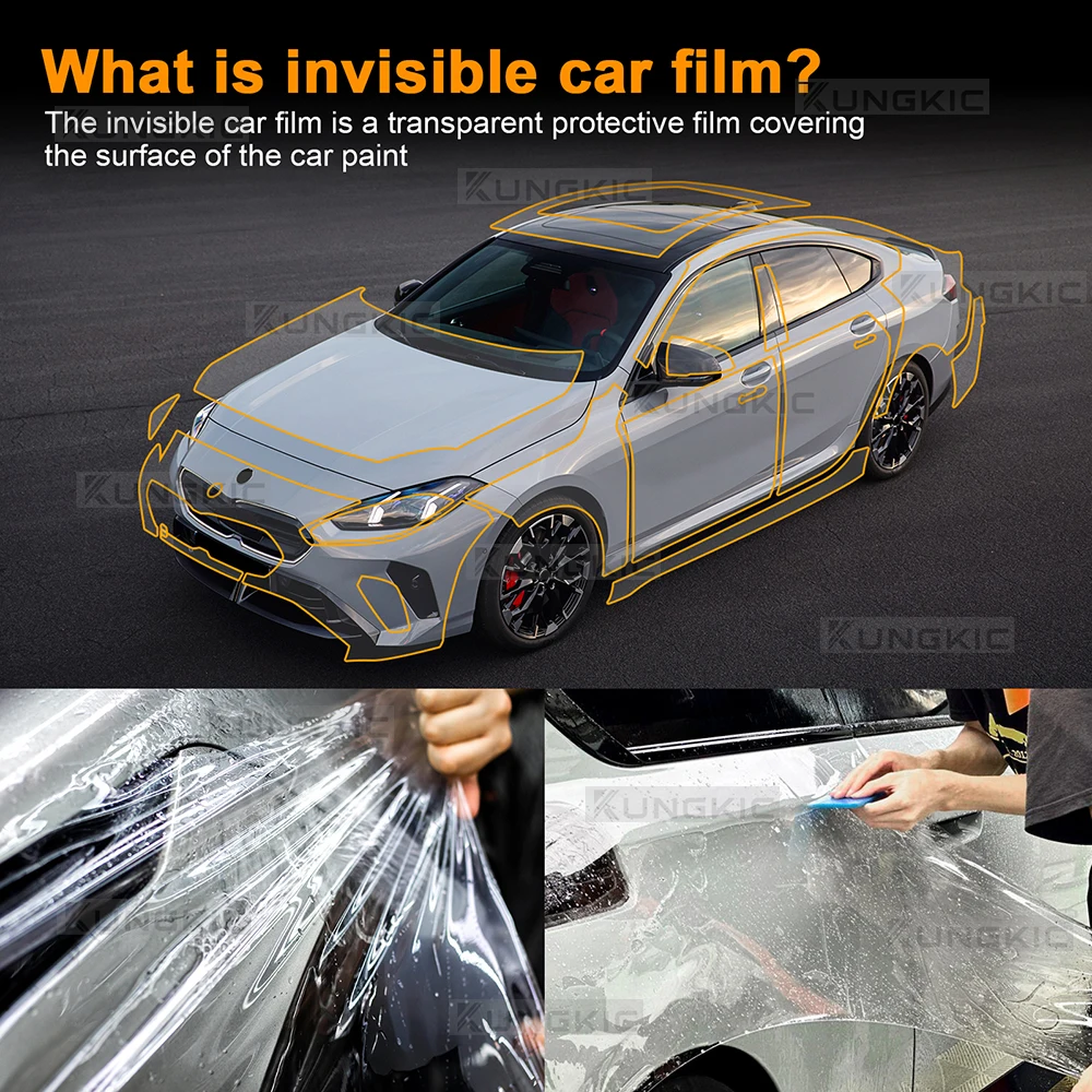 TPU لسيارة BMW الفئة الثانية جران كوبيه F74 2025، مصباح أمامي، رؤية خلفية، عمود B، طبقة حماية طلاء، مضاد للخدش، واقي شفاف مدخن