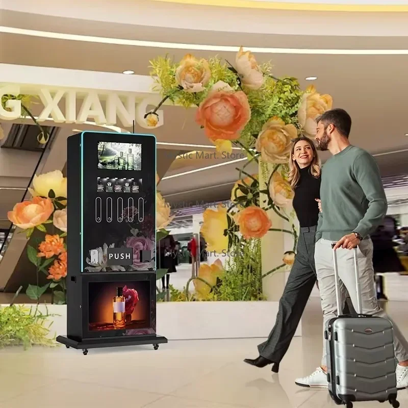 New Touch Screen Perfume Vending Machine | Stand-Mounted for Cologne Samples