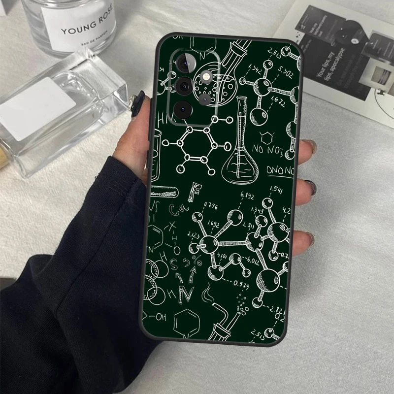 Vintage Chemistry Laboratory Cover For Samsung Galaxy A54 A34 A24 A14 A53 A52 A13 A23 A33 A12 A22 A32 A42 A71 A51 Case