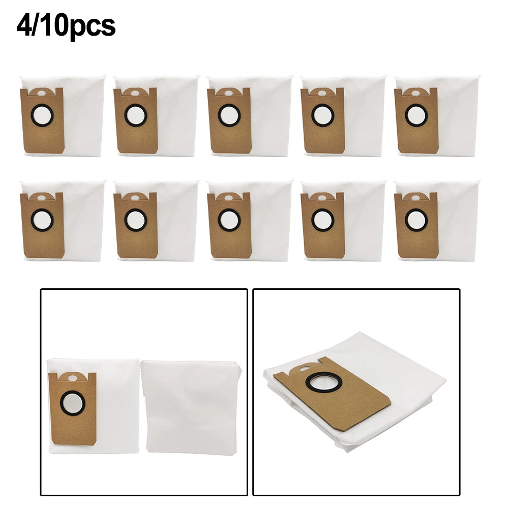 4/ 10pcs Dust Bags For Lubluelu SL60D SL61 SD80 Robot Vacuum Cleaner Replacements Parts Dust Bags Sweeper Cleaning