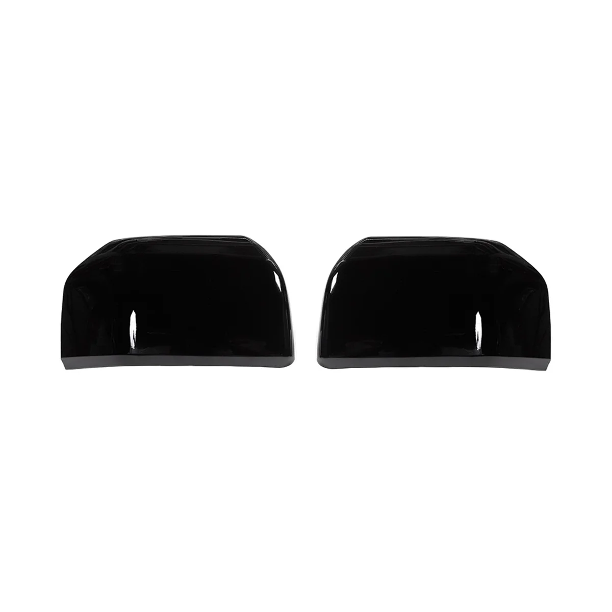 Car Door Rearview Mirror Cover Cap Trim for Ford F150 F-150 2015-2020 Accessories - Black 2 Pack