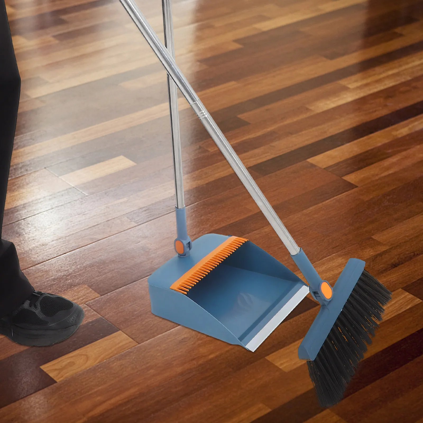 

1Set Cleaning Broom Dustpan Set Compact Ergonomic Handheld Home Dorm Room Cleaning Supplies Household Dustpan Garbage