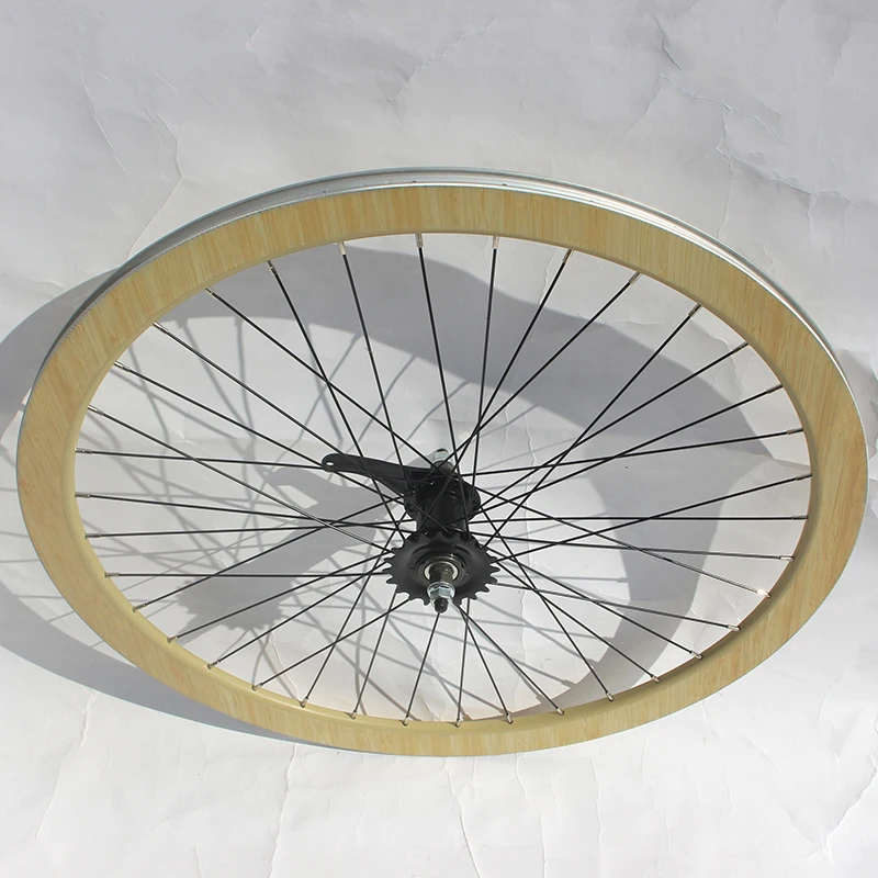 Naturefly الفاصلة الخيزران الطريق عجلة دراجة العجلات 700C دورة دراجة الحافات المسار سباق