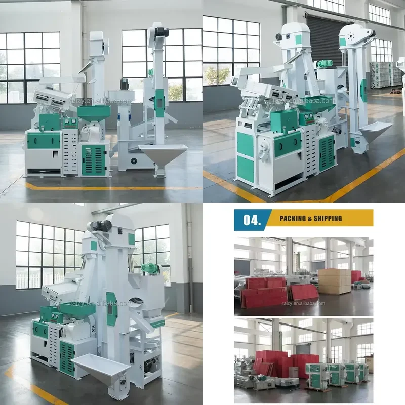 2026 CE New Design Farm Rice Mill 20ton /day Commercial Combined Rice Mill Plant