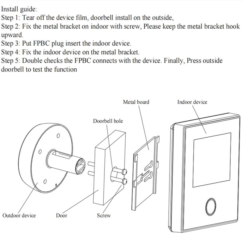 Hot TTKK 3 Inch TFT Color HD Digital Door Camera Eye Doorbell Electric Door Eye Move Detection 160 Degree Peephole Viewer Video