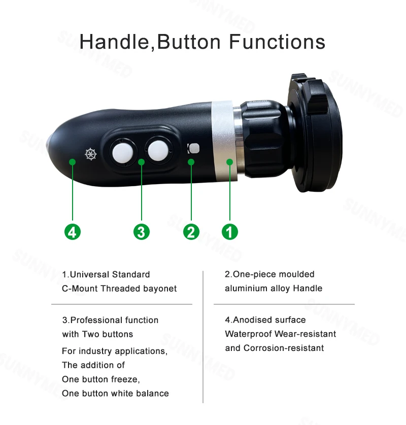 SY-P031HD4 Cámara de endoscopia ENT USB portátil Cámara de endoscopia de imagen HD