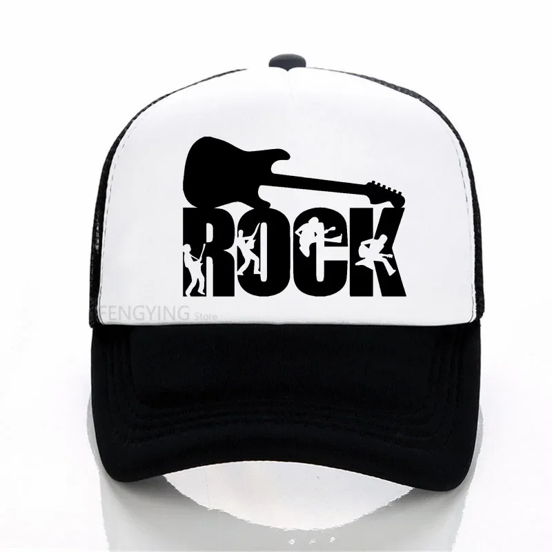 

rock band baseball cap rock hip hop cap Mens snapback hat Letter Casual DJ ROCK dad hat