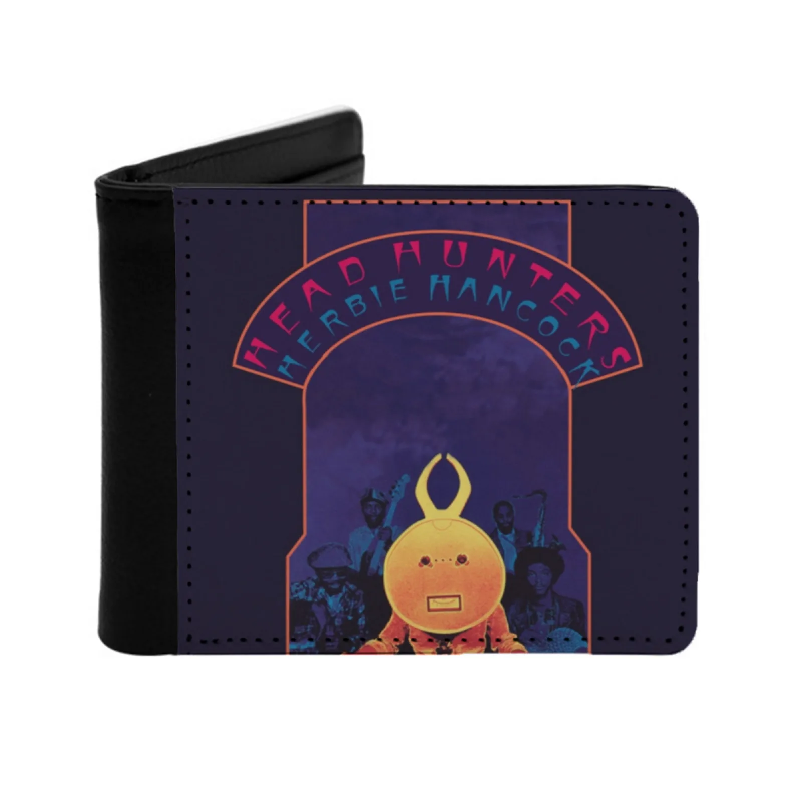 

Herbie Hancock Head Hunters Мужской кожаный кошелек Держатели для кредитных карт/Id Вставки Сумка для денег Мужские короткие кошельки Herbie Hancock Head