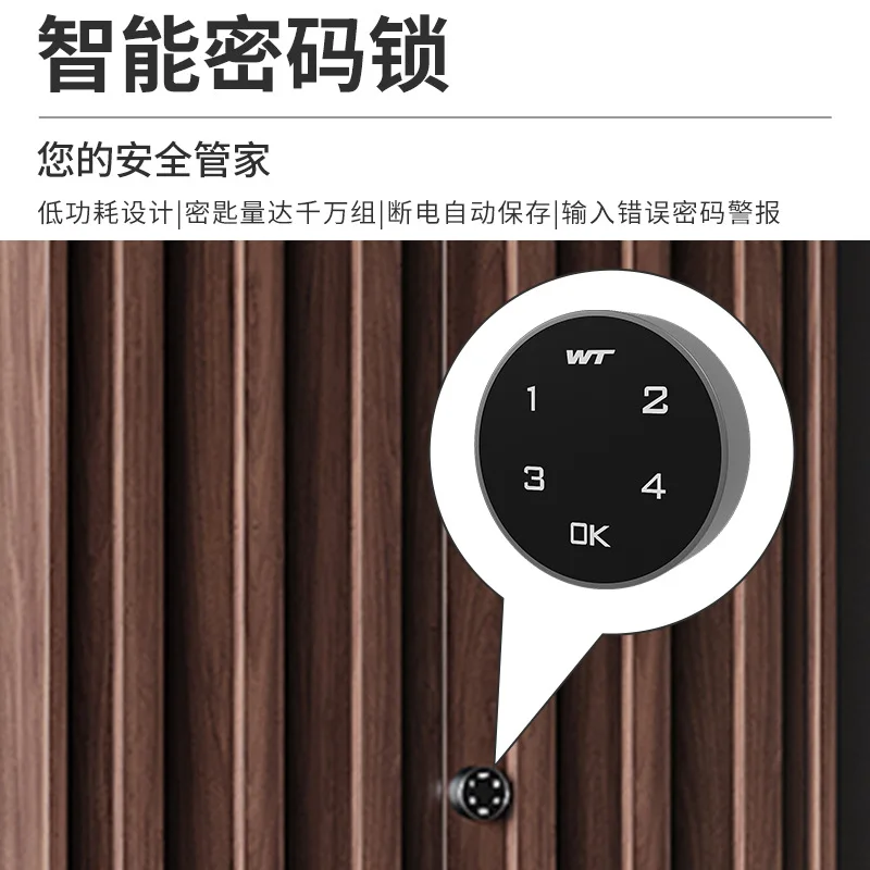 Solid wood shoe cabinet for external doors, hallway, entryway, integrated with lock, wall-side large-capacity storage cabinet