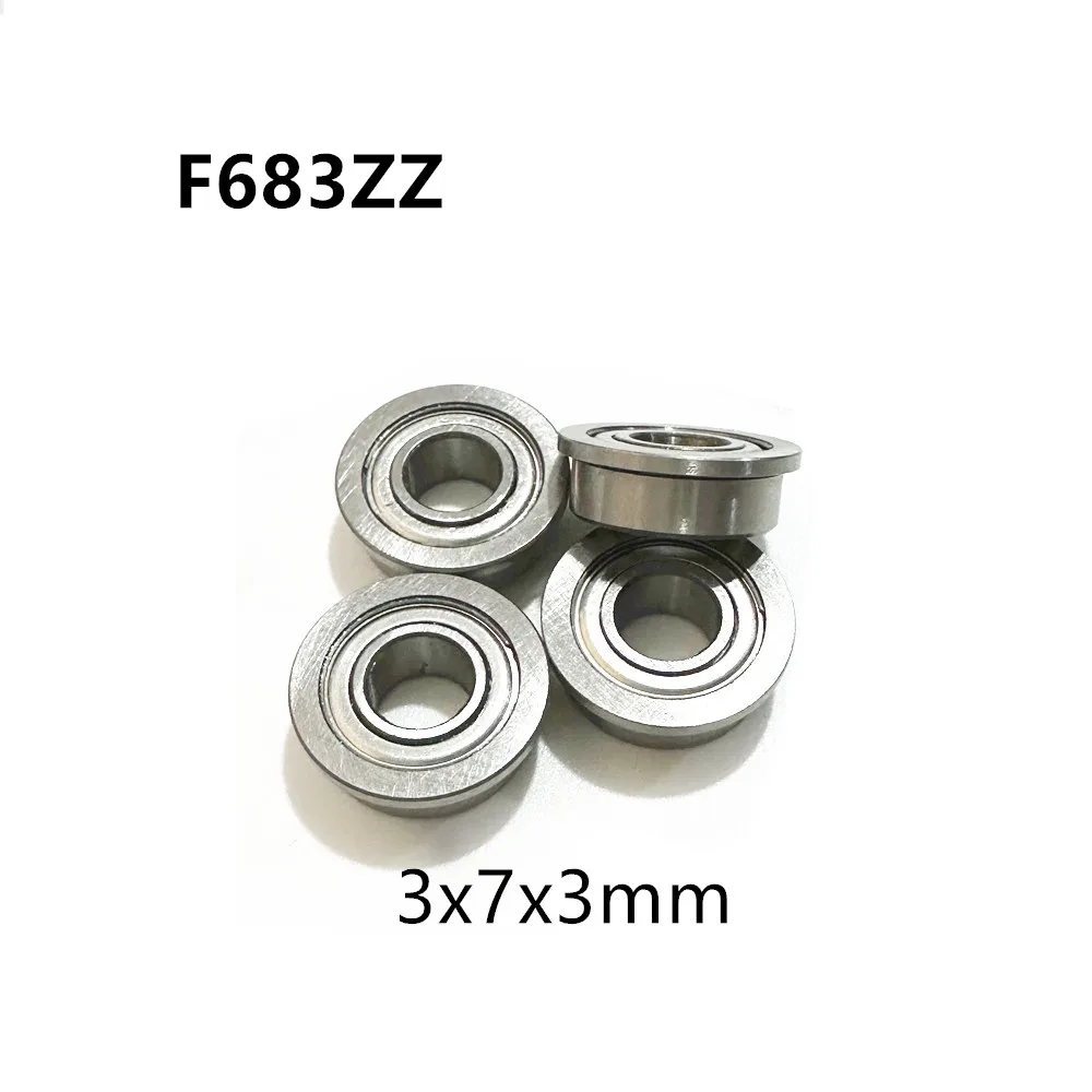 

F683ZZ LF-730ZZ 3x7x3mm Flange Bearings Miniature Deep Groove Ball Bearing