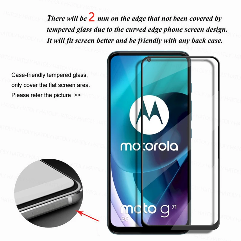 Tempered Glass For Motorola Moto G71 5G Glass Motorola Moto G31 G41 G51 G71 G13 G23 G53 G73 G22 G32 G42 G52 G72 Screen Protector