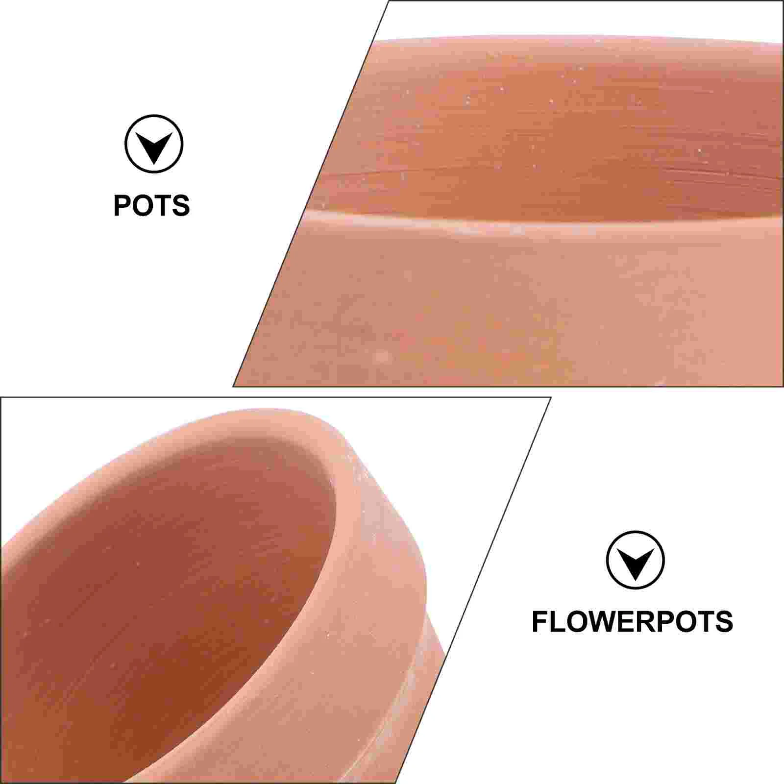 10 Uds. Macetas de plantas suculentas, flores artificiales, Mini jarrón, cerámica de orquídeas pequeñas, terracota