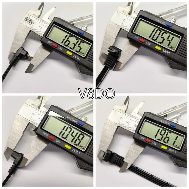 B03F Silicone USB Type C To Microed USB Converter Cable 10cm 20cm Length Option For Dashcams Headphones Charging Needs