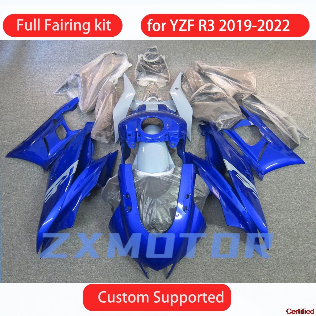 

Fit for YAMAHA R3 2019 2020 2021 2022 Free Custom Fairings YZF R3 19 20 21 22 Durable Fairing Kit Motorcycle