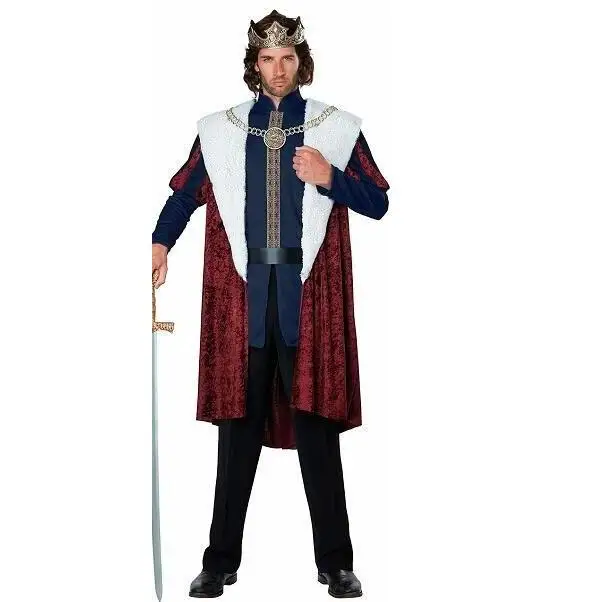 

208 New Cisas loween Role-plang King Queen Queen Costume Performance Clothes Traditional Chinese Ethnic Women's Fas...
