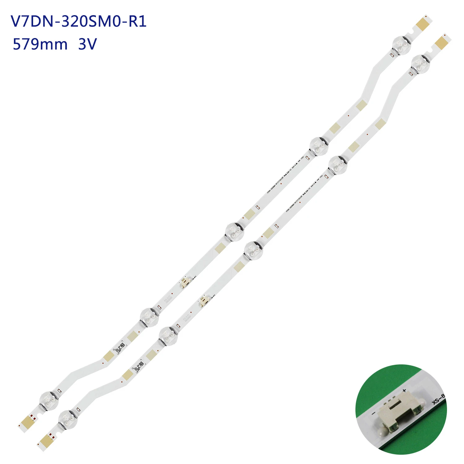 Tira de LED para iluminación trasera para Samsung V7DN-320SM0-R1 BN96-43703A 2017_SVS32_HD_FCOM UE32M4000AU UE32M4002AK UE32M4000AK UN32T4300AG