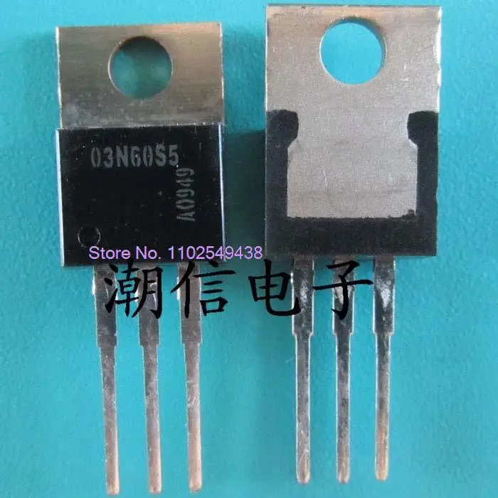 5 قطعة/الوحدة 03N60S5 TO-220