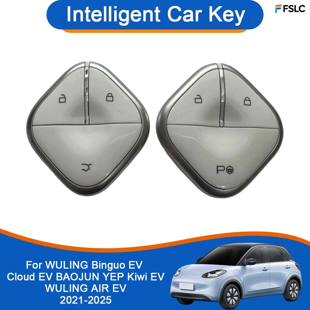 

Cars Accessories Intelligent Car Key For WULING Binguo EV Cloud EV BAOJUN YEP Kiwi EV WULING AIR EV 2021-2025 Car Upgrade