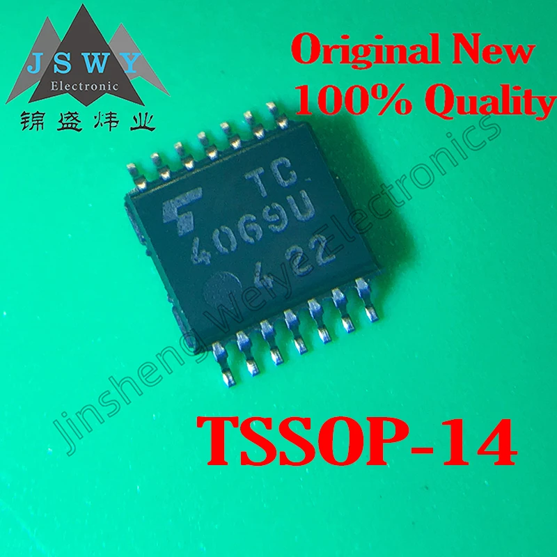 5PCS TC4069UBFT TC4069U TC4069 TSSOP14 Hexagonal Inverter 100% Brand New Import Free Shipping