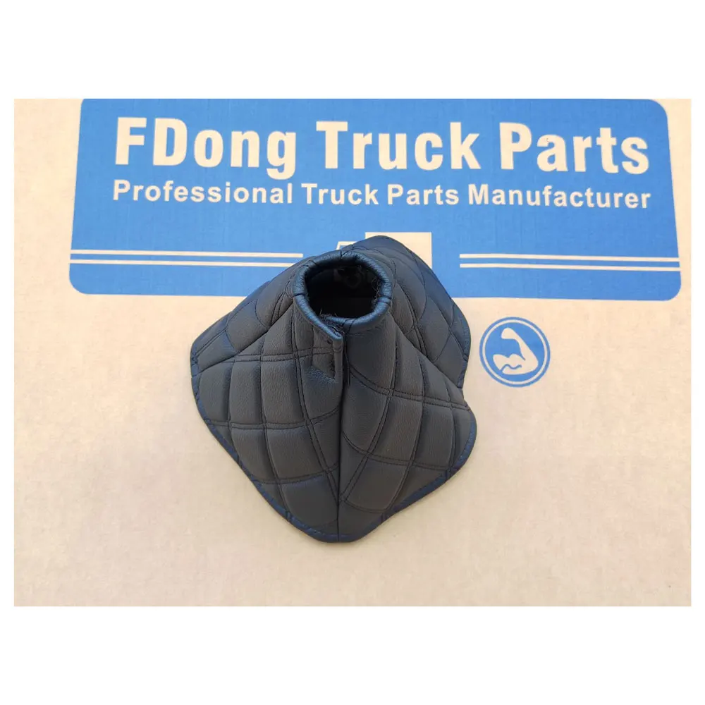 FDONG Dust Cover Matte Black + Red Line /Mirror Pearl Blue for General Trucks - view 5