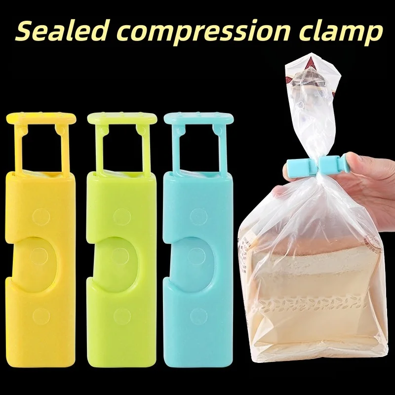 Reusable Food Bag Sealing Clips Plastic Bread Snack Fresh Keeping Clamp Kitchen Storage Sealer Clip for Milk Powder Package