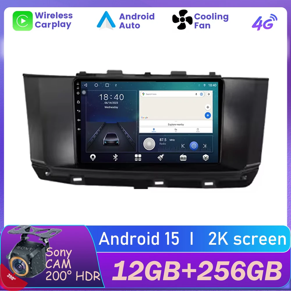 Car Radio For Geely GC9 Emgrand GT Borui 2017 2018 2019 Android Auto Radio Multimedia GPS Carplay Video Navigation Player 2din